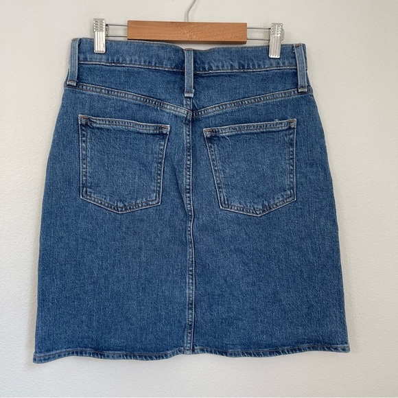 J. Crew Button-front denim skirt Size 25 - Picture 3 of 8